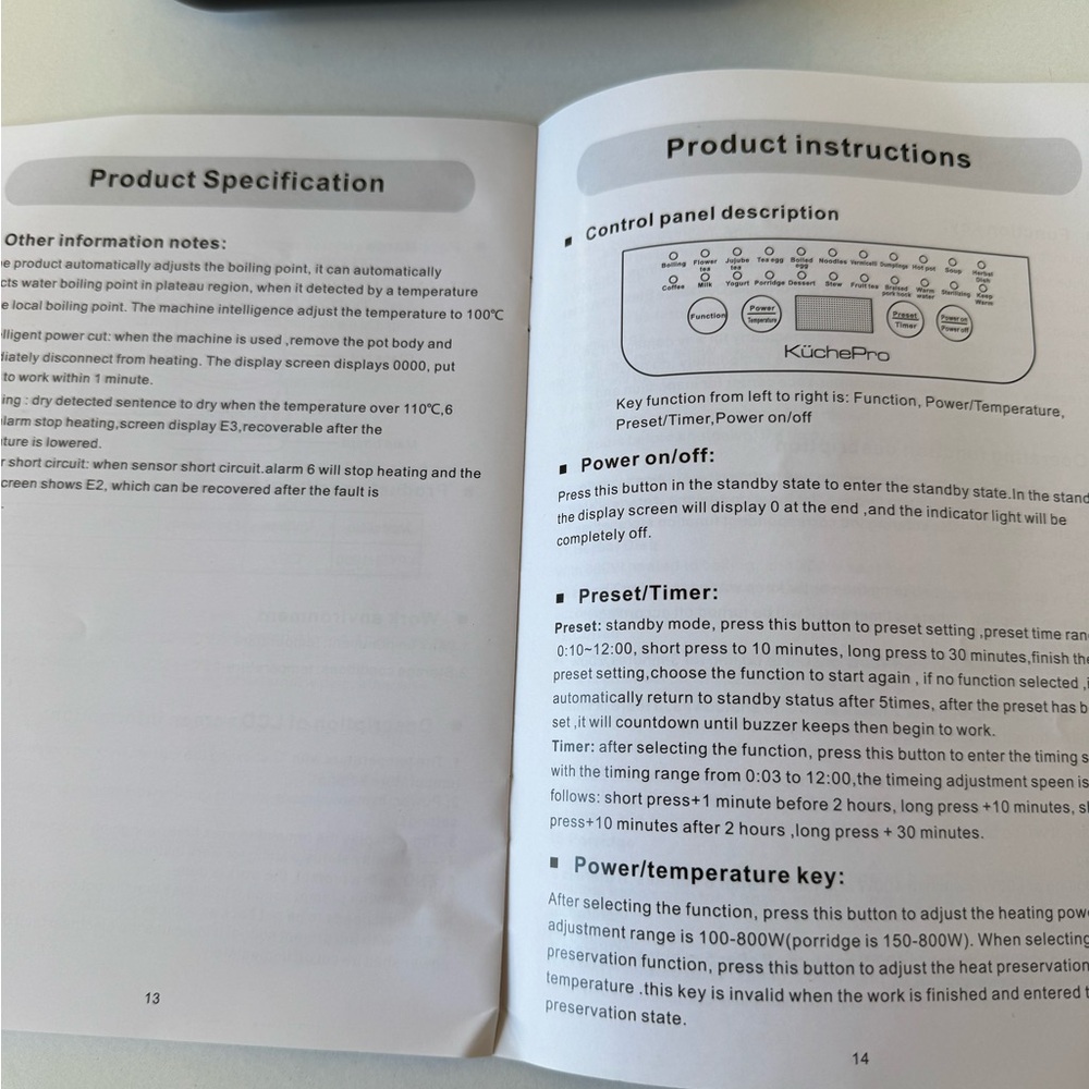 Multi-Function Kettle - Black Glass Teapot - Picture 14 of 16